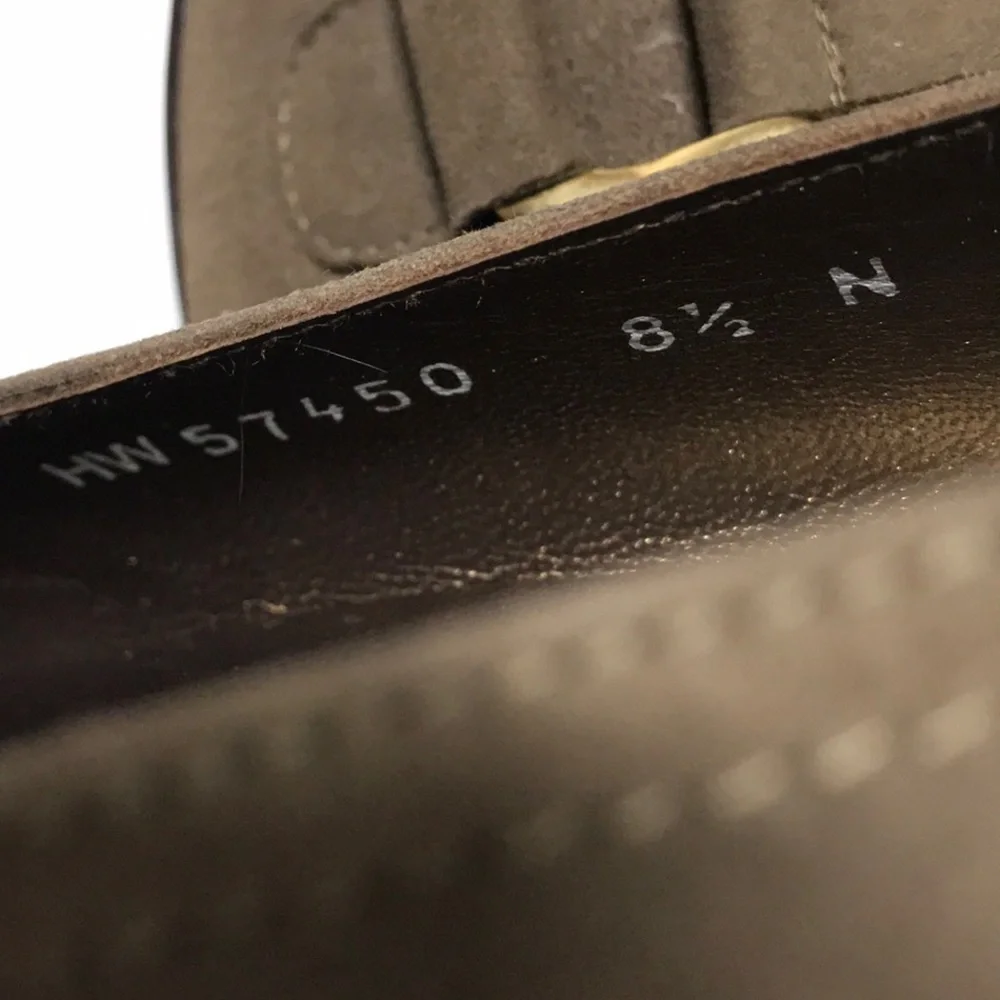New! STUART WEITZMAN Suede Wedge Loafers